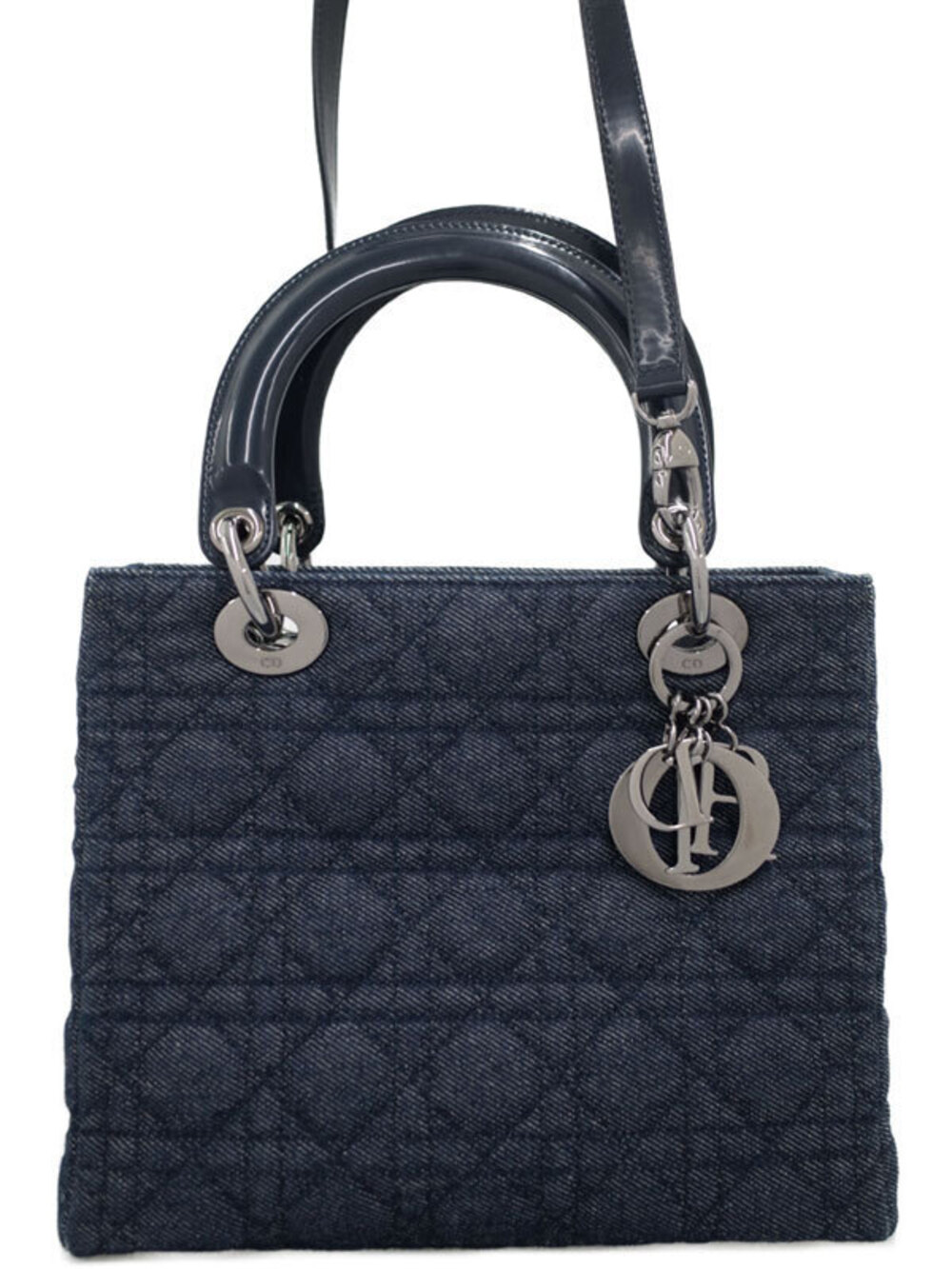 Christian Dior Cannage Quilted Lady Dior 2way bag